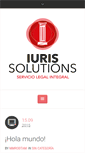 Mobile Screenshot of iurissolutions.com